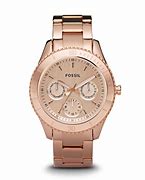Image result for Fossil Ladies Rose Gold Watch