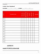 Image result for Checklist Layout