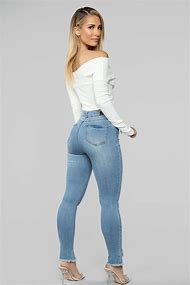 Image result for Skinny Jeans and Crop Top Fashion Nova
