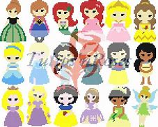 Image result for Crocheted Disney Princess Clip Art