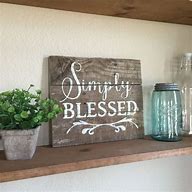 Image result for Wooden Blessed Sign