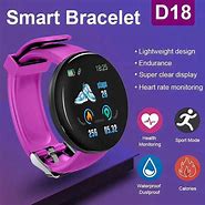 Image result for D18 Color Screen Smart Bracelet