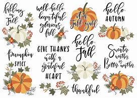 Image result for Fall Word Clip Art