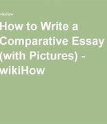 Image result for Compare and Contrast Essay Outline