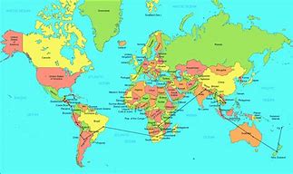 Image result for Country World Map Simple