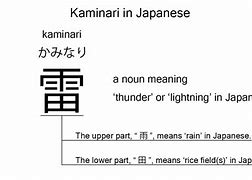 Image result for Lightning Japanese Symbol