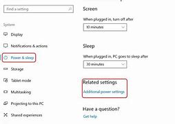 Image result for Windows Power Plan Settings