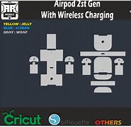 Image result for Apple AirPod Skins Template
