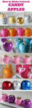 Image result for Colored Candy Apples