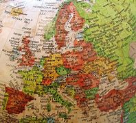 Image result for Globe with Europe Center D On It