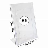 Image result for A5 Acrylic Table Stand