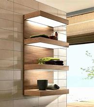Image result for Cool Modern Bathroom Wall Shelves