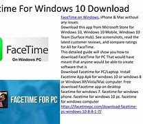 Image result for FaceTime On Windows 10 for Desktop Free Download