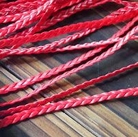 Image result for Braided Leather Cord Key Chain