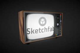 Image result for CRT TV 3D Model