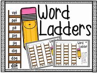 Image result for Word Ladders Kindergarten