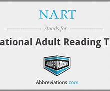 Image result for National Adult Reading Test