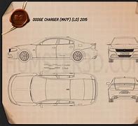 Image result for Dodge Charger Blueprint