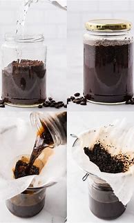 Image result for how to making cold brewed coffee bag