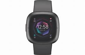 Image result for Fitbit Sense Color Graphite Stainless Pebble