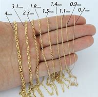 Image result for Gold Chain Length Guide