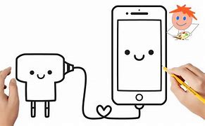 Image result for Phone Charger in Drawing in Pencile