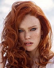 Image result for Red Hair with Blue Eyes