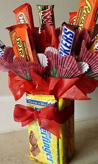 Image result for How to Make Candy Bouquet