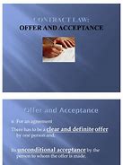 Image result for Agreement Offer and Acceptance