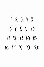 Image result for Cursive Number Stencils