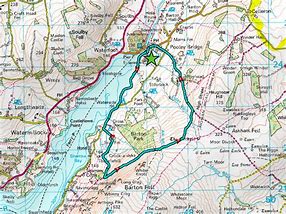 Image result for Wainwright Walks Map Mellbrake