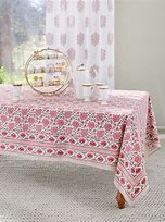 Image result for Pink Floral Tablecloth