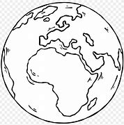Image result for 2D Earth Black and White