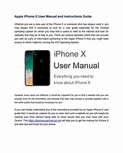 Image result for Apple iPhone X User Manual