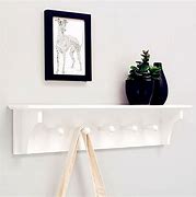 Image result for Contemporary Coat Hooks with Shelf