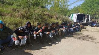 Image result for Migrants Crossing Border