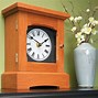 Image result for Wooden Mantel Clock