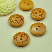 Image result for Round Wooden Buttons