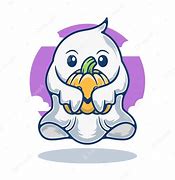 Image result for Ghost Holding Pumpkin SVG