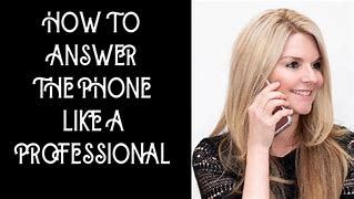 Image result for How to Answer The Office Phone
