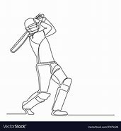 Image result for Line Drawing of Cricket Field