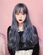 Image result for Korean Ulzzang Girl Blue Hair