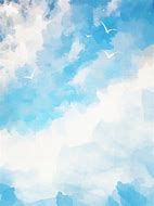 Image result for Blue Sky Watercolor