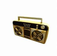 Image result for Golden Boombox Roblox PNG