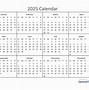 Image result for Free 2025 Yearly Calendar Printable Free PDF