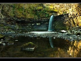 Image result for Lady Falls Breacon Beacon Winter