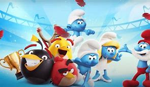 Image result for Angry Birds Smurfs