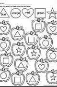 Image result for Kindergarten Apple Worksheets