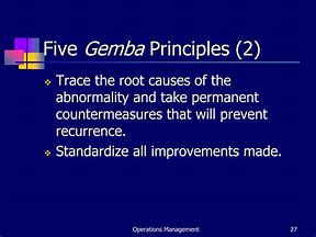 Image result for Gemba and the 5Gs