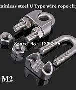 Image result for Steel Wire Rope Cable Clip Clamp